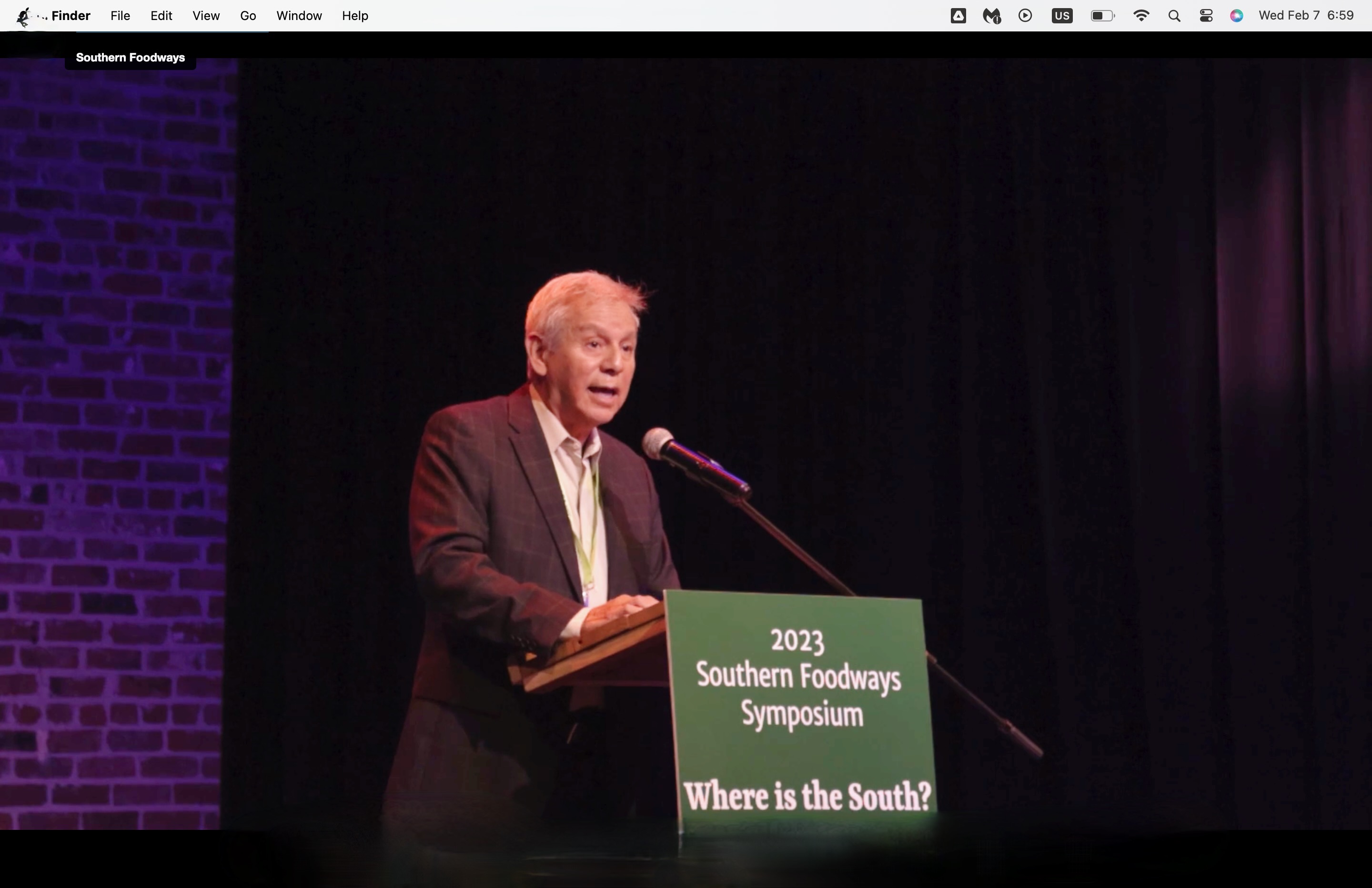 Southern Foodways Alliance Symposium Talk: "Cuisine Without Borders ...