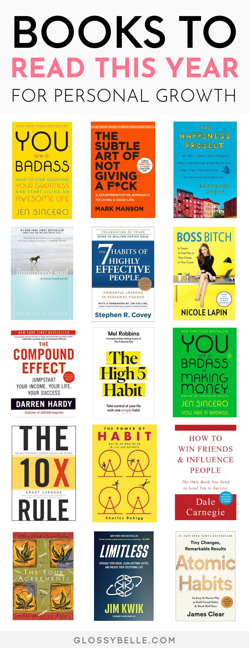25 Self-Improvement Books To Read In 2025 – Glossy Belle