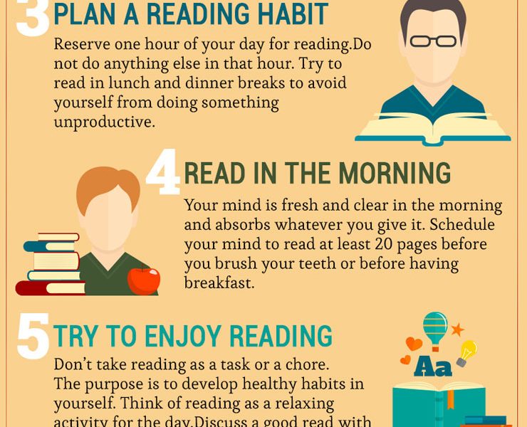 7 Ways To Develop a Lifetime Reading Habit - Best Infographics