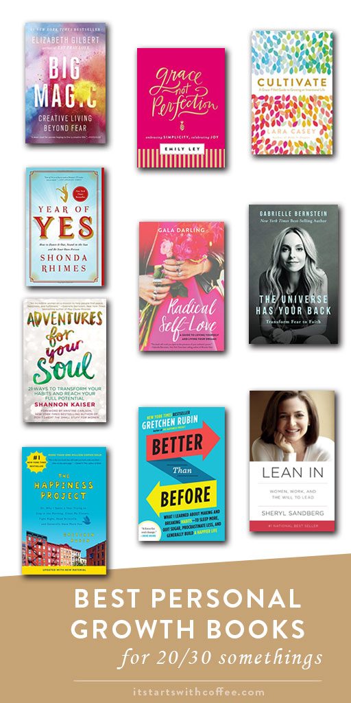 Best Personal Growth Books For 20/30 Somethings - It Starts With Coffee ...